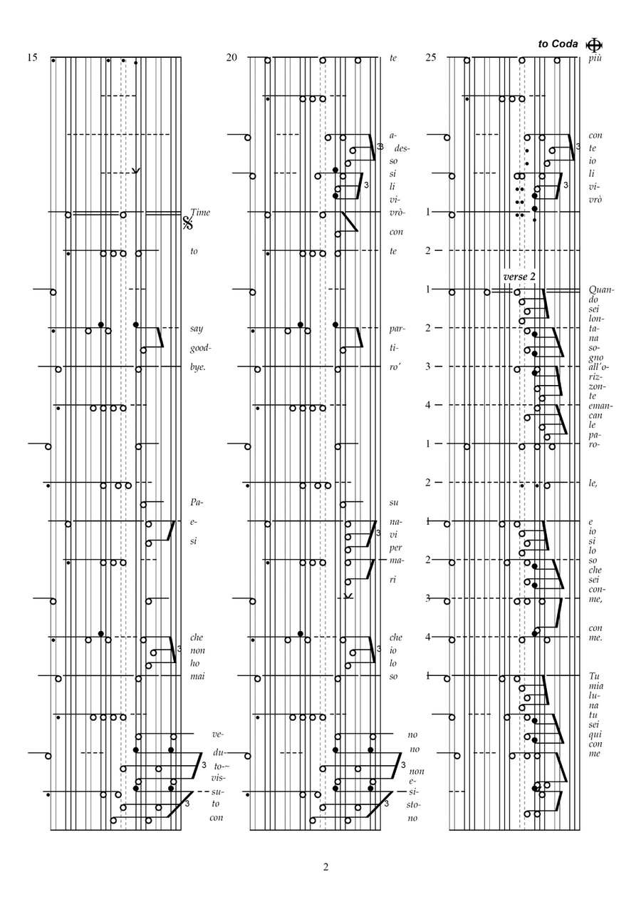 Time To Say Goodbye Time To Say Goodbye Piano, Vocal scores gallery preview page 2
