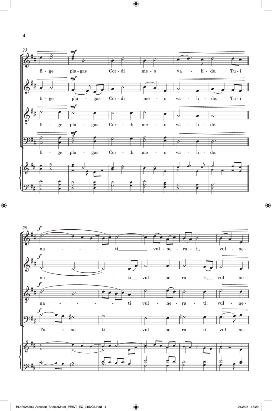 Sancta Mater (Adapted from Stabat Mater) Divisi scores gallery preview page 3