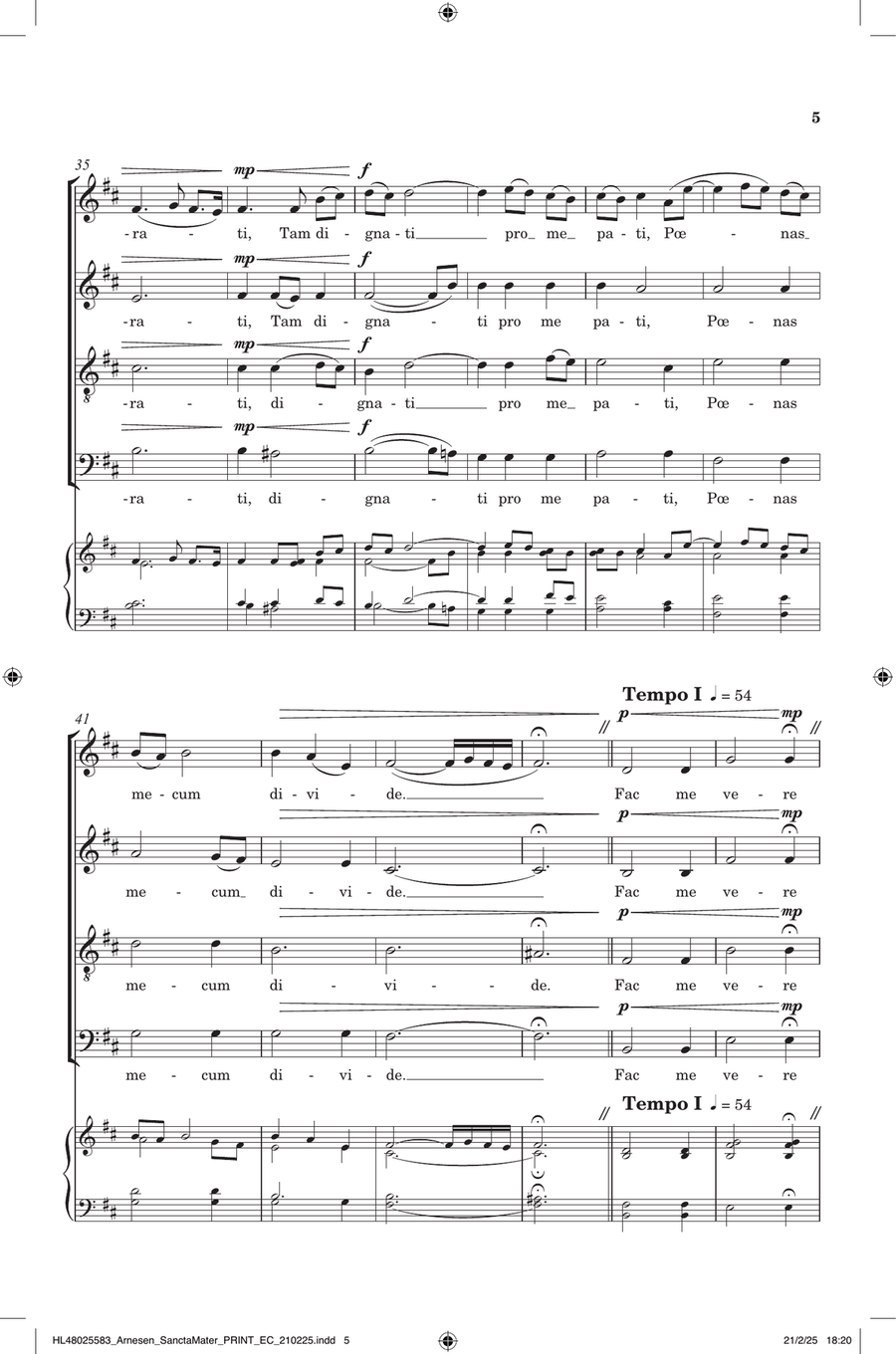 Sancta Mater (Adapted from Stabat Mater) Divisi scores gallery preview page 4