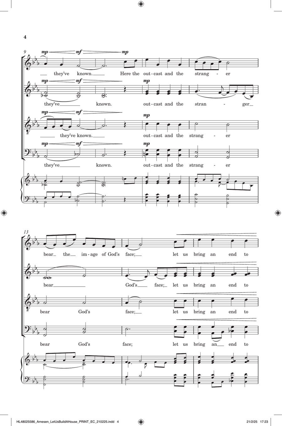 Let Us Build A House (Adapted from The Stranger) Divisi scores gallery preview page 3