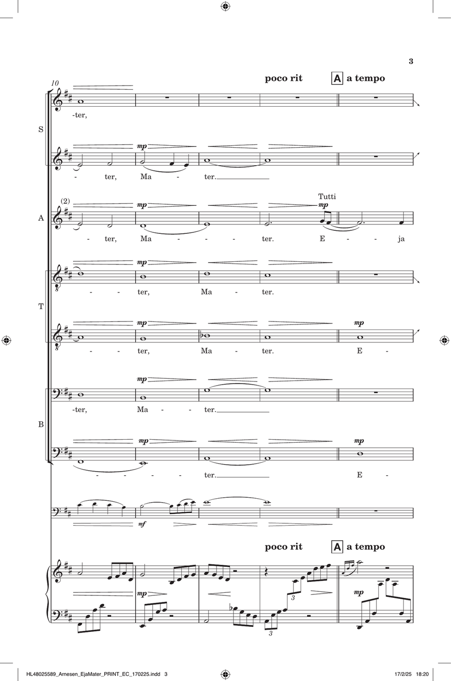 Eja Mater (Adapted from Stabat Mater) SSAATTBB scores gallery preview page 3