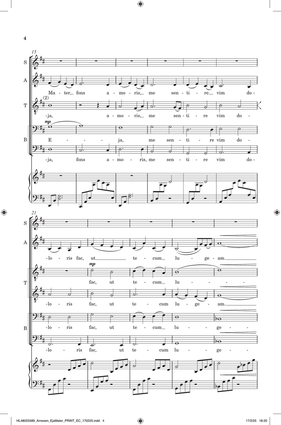 Eja Mater (Adapted from Stabat Mater) SSAATTBB scores gallery preview page 4