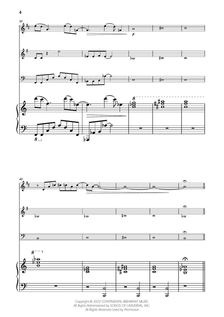 Severance - Main Title Theme Brass Trio scores gallery preview page 4