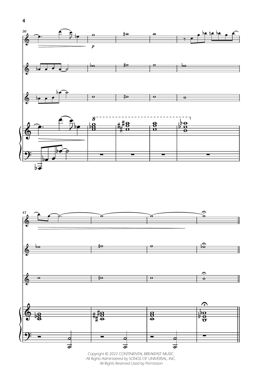 Severance - Main Title Theme Flute Trio scores gallery preview page 4