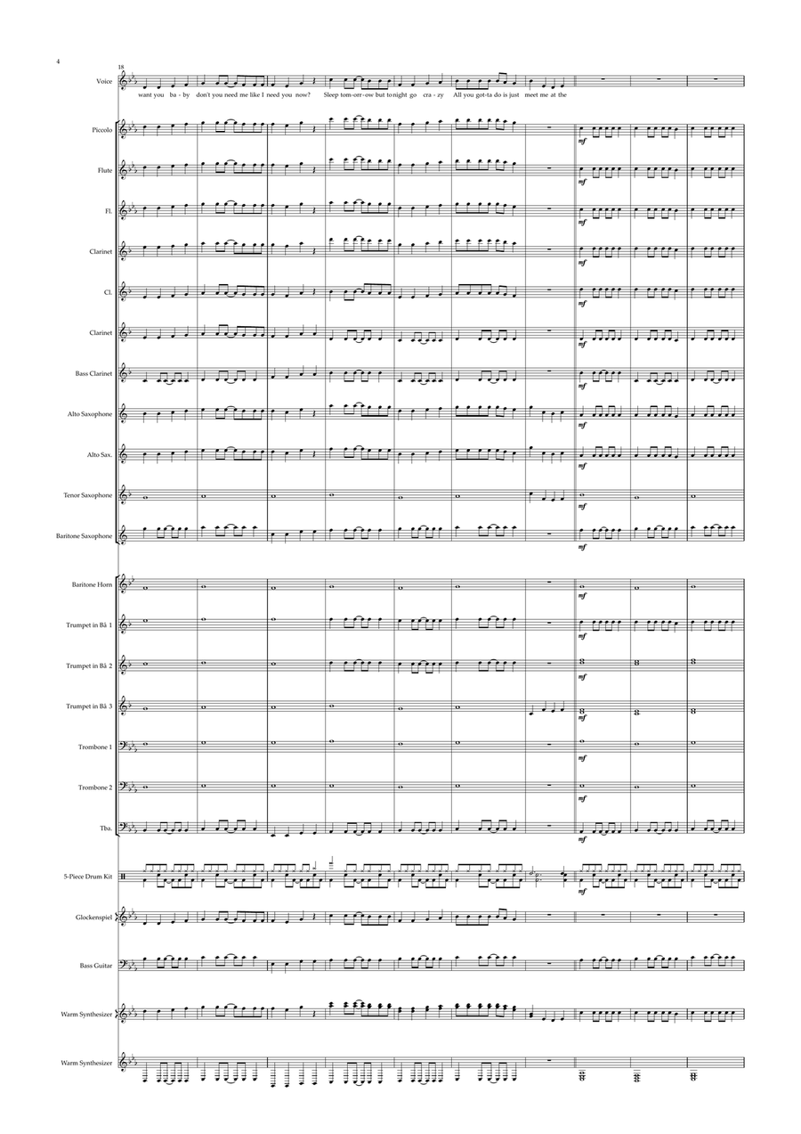 Apt. Concert Band scores gallery preview page 4