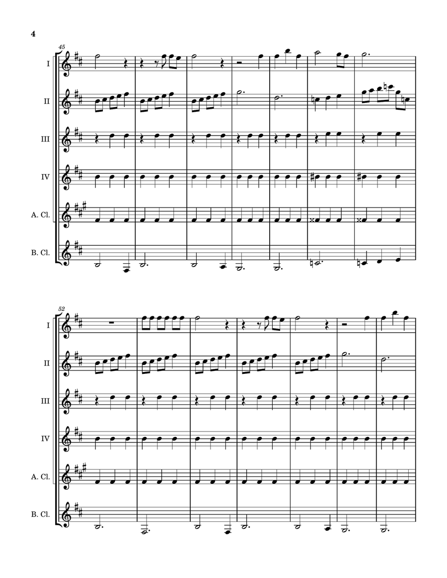 Anyone Who Had A Heart Clarinet Quintet scores gallery preview page 5