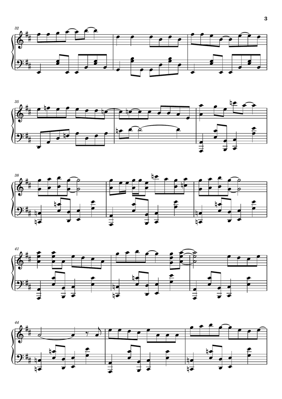 Head Over Heels Head Over Heels Piano Solo scores gallery preview page 3