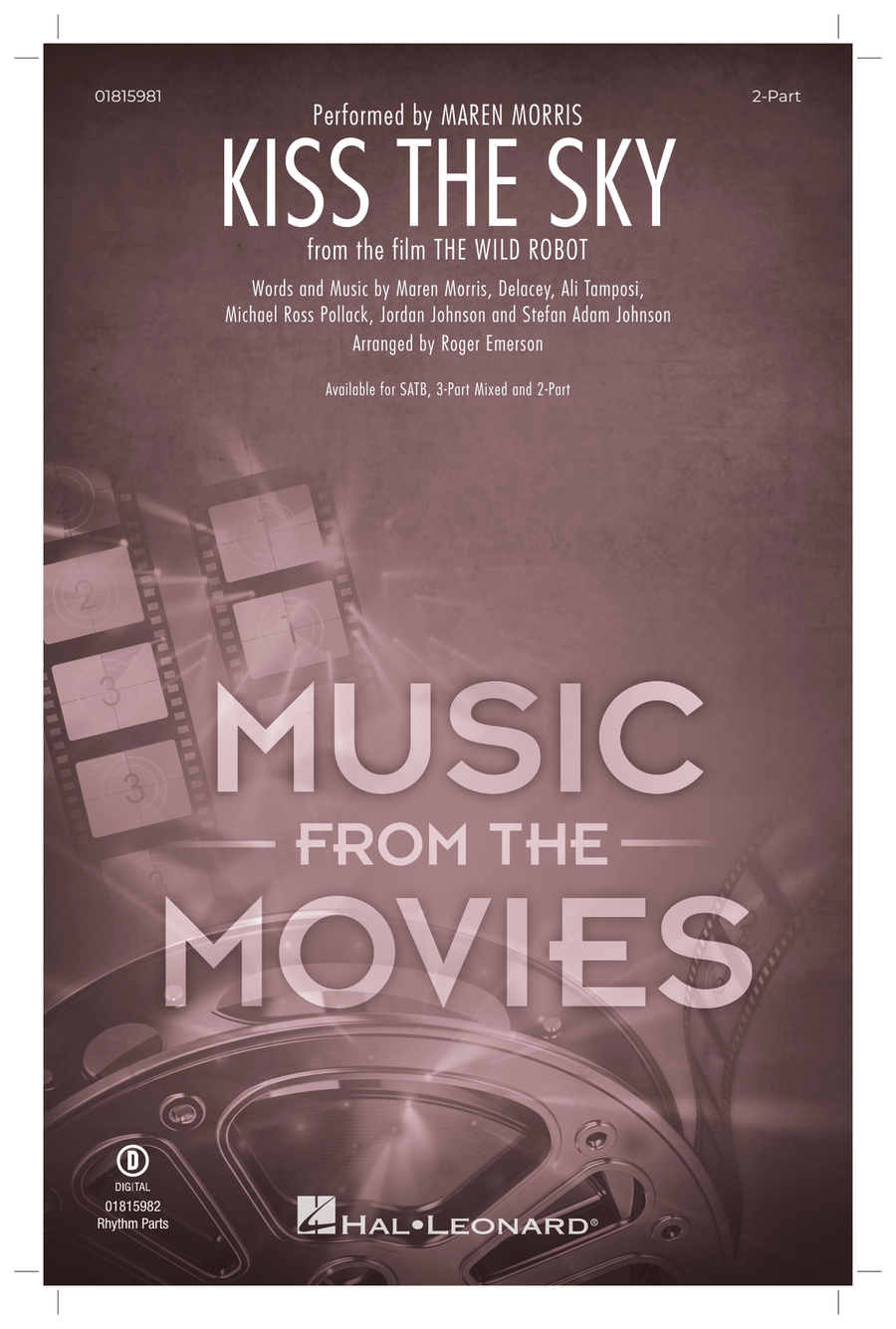 Kiss The Sky (from The Wild Robot) (arr. Roger Emerson) 2-Part scores gallery preview page 1