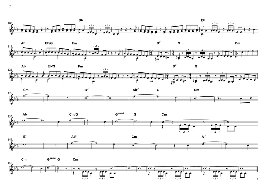 Day Before You Came Day Before You Came Piano scores gallery preview page 4