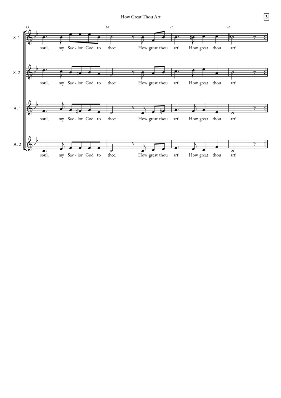 How Great Thou Art How Great Thou Art SSAA scores gallery preview page 3