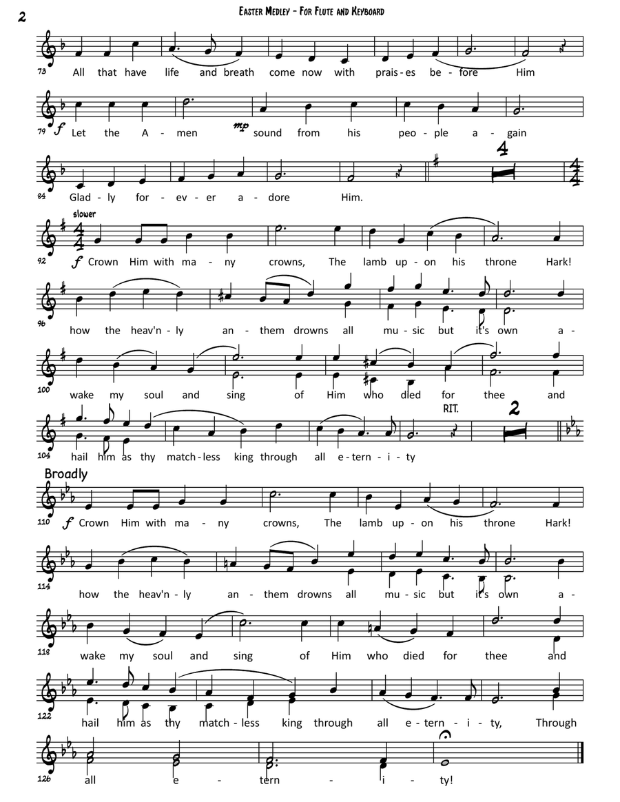 Easter Hymn Medley