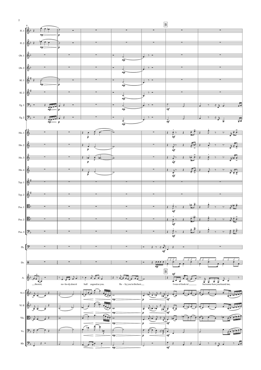 Nobody Does It Better Nobody Does It Better Full Orchestra scores gallery preview page 2