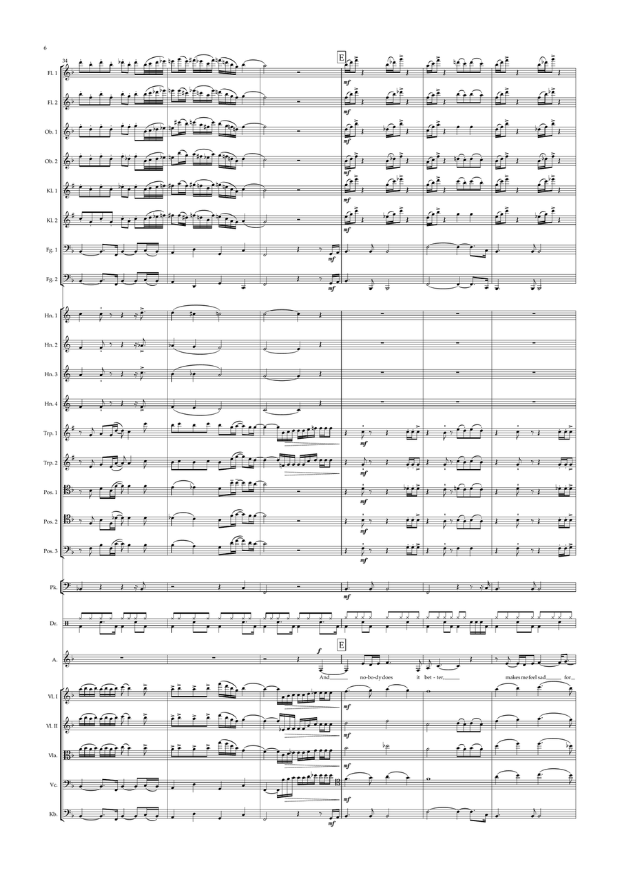 Nobody Does It Better Nobody Does It Better Full Orchestra scores gallery preview page 6