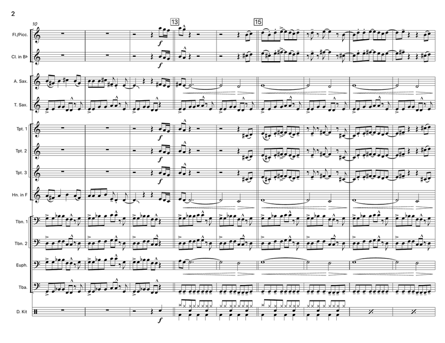 Real Gone Real Gone Marching Band scores gallery preview page 2