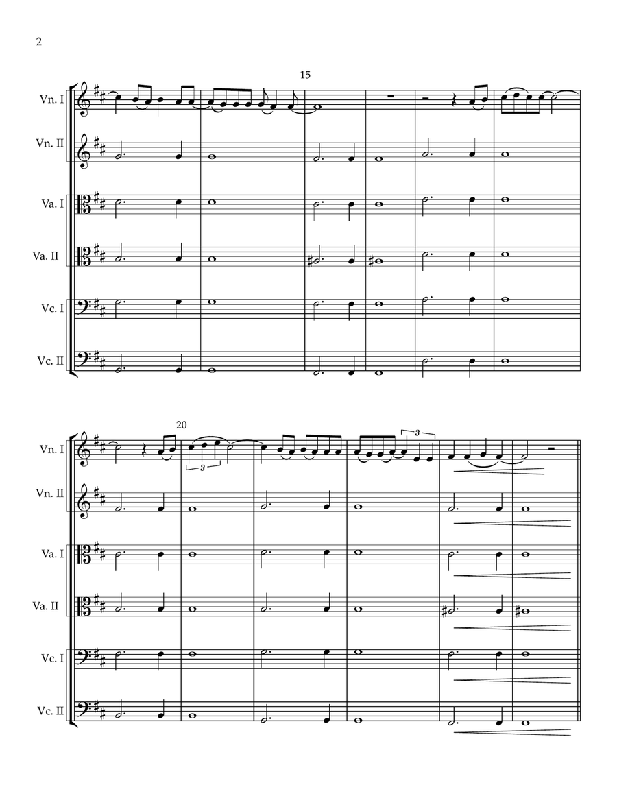 Don't Dream It's Over Don't Dream It's Over String Orchestra scores gallery preview page 2