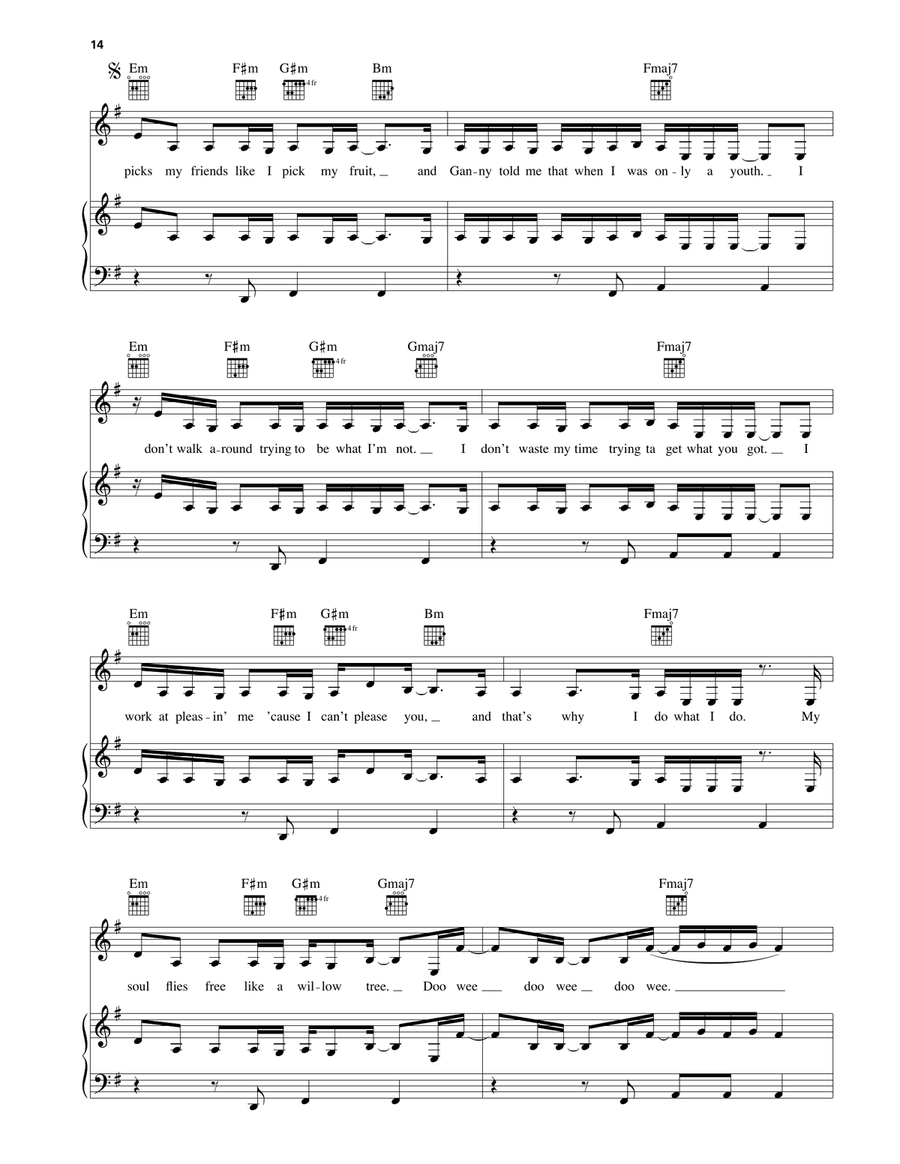 Appletree Appletree Piano, Vocal, Guitar scores gallery preview page 3