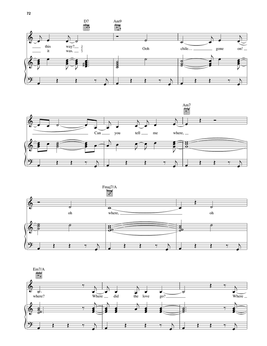 Sometimes... Sometimes... Piano, Vocal, Guitar scores gallery preview page 4