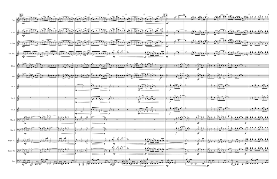 I Will Survive Marching Band scores gallery preview page 3
