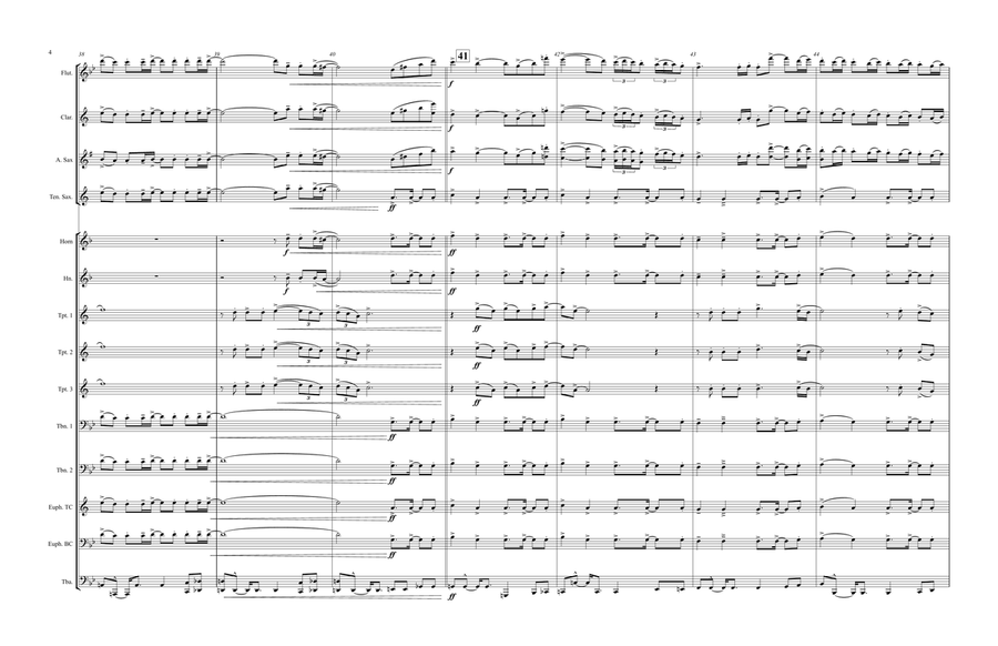 I Will Survive Marching Band scores gallery preview page 4