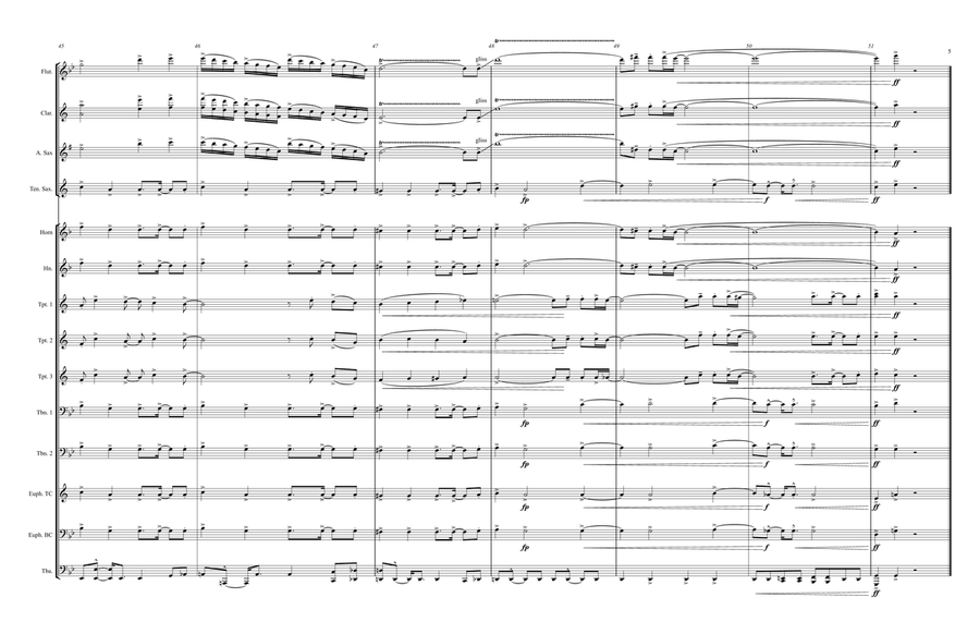 I Will Survive Marching Band scores gallery preview page 5