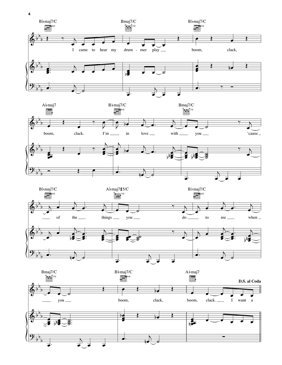Rim Shot (Intro) Rim Shot (Intro) Piano, Vocal, Guitar scores gallery preview page 3