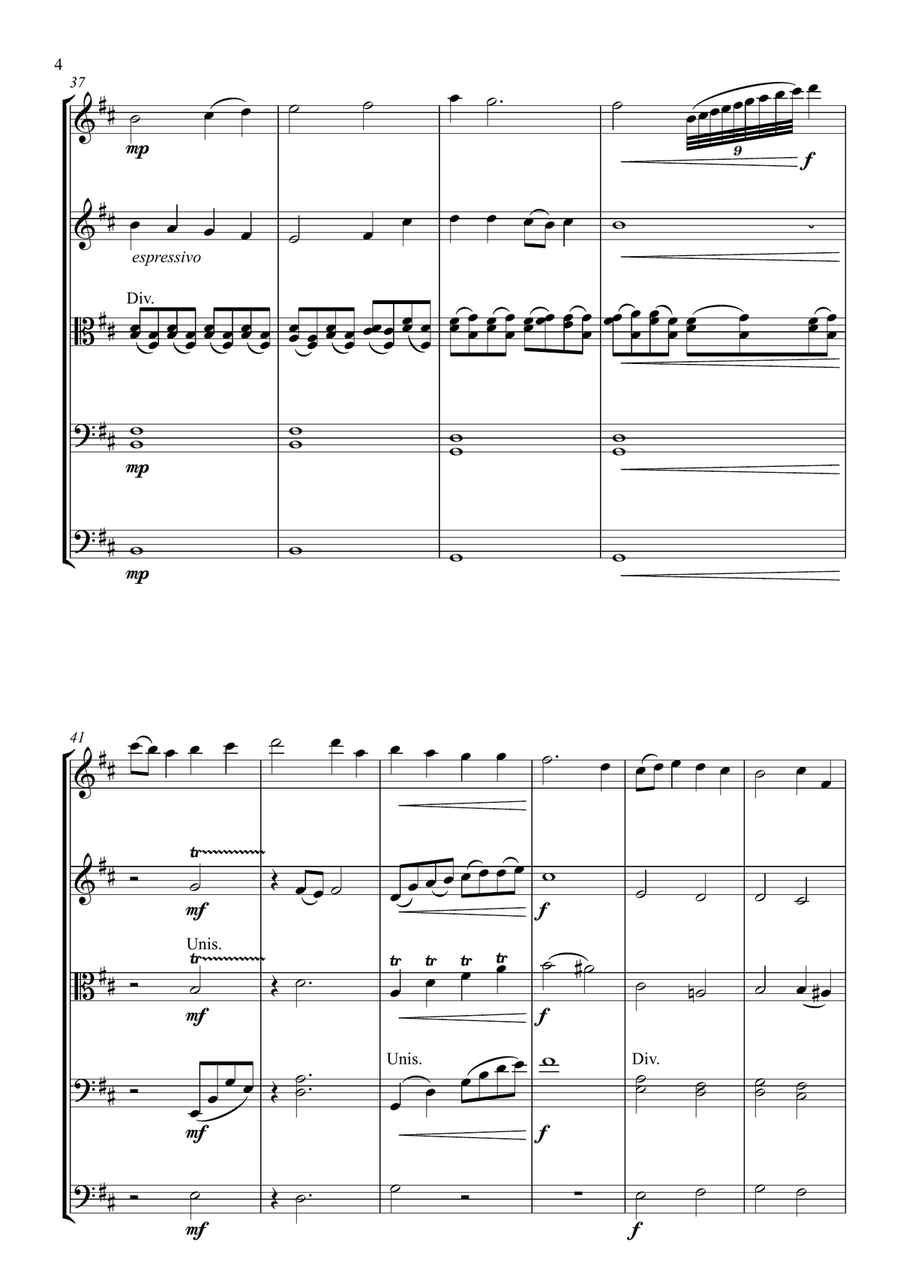 O Sacred Head Surrounded O Sacred Head Surrounded String Orchestra scores gallery preview page 4