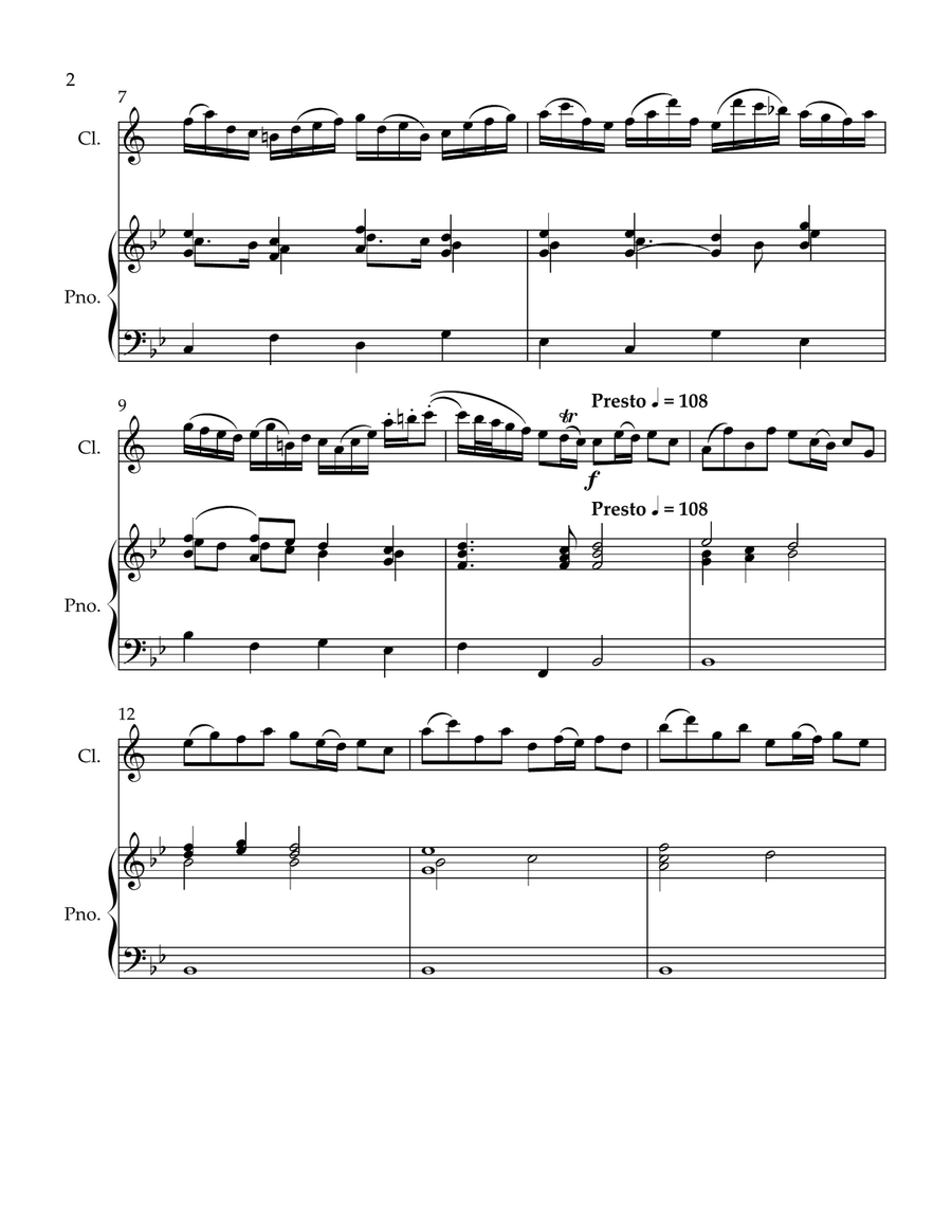 Sonata BWV 1033 Sonata BWV 1033 Chamber Music scores gallery preview page 2
