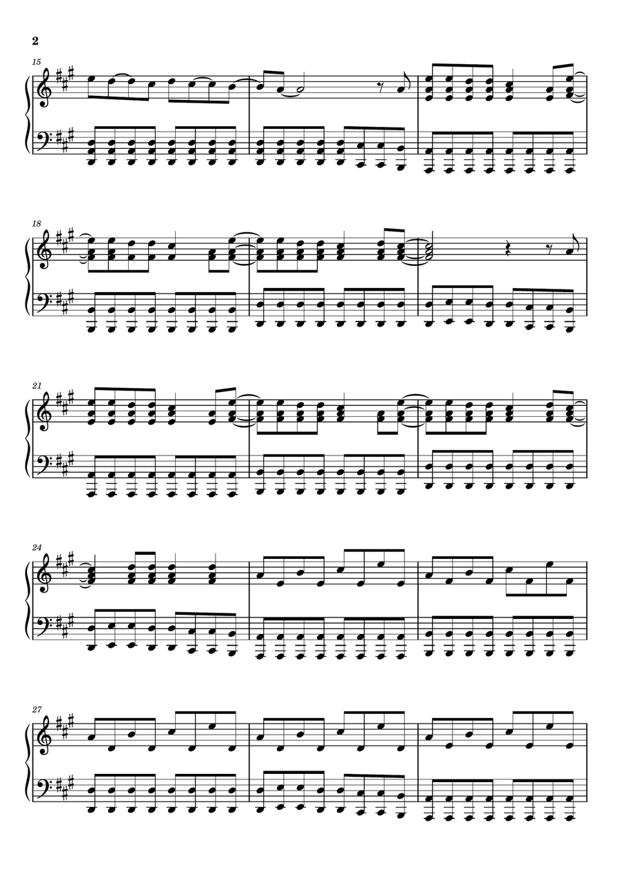Everybody Wants Me Everybody Wants Me Piano Solo scores gallery preview page 2