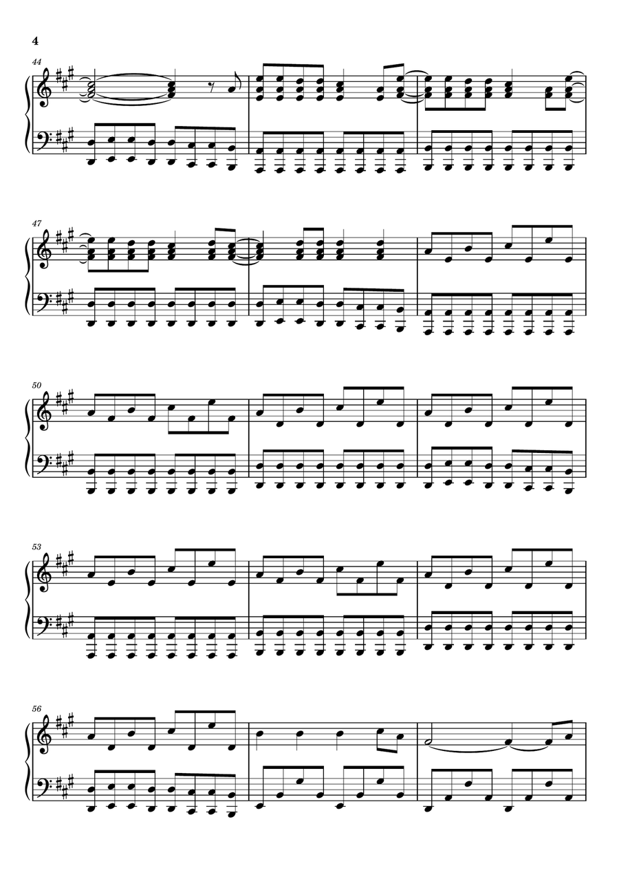 Everybody Wants Me Everybody Wants Me Piano Solo scores gallery preview page 4