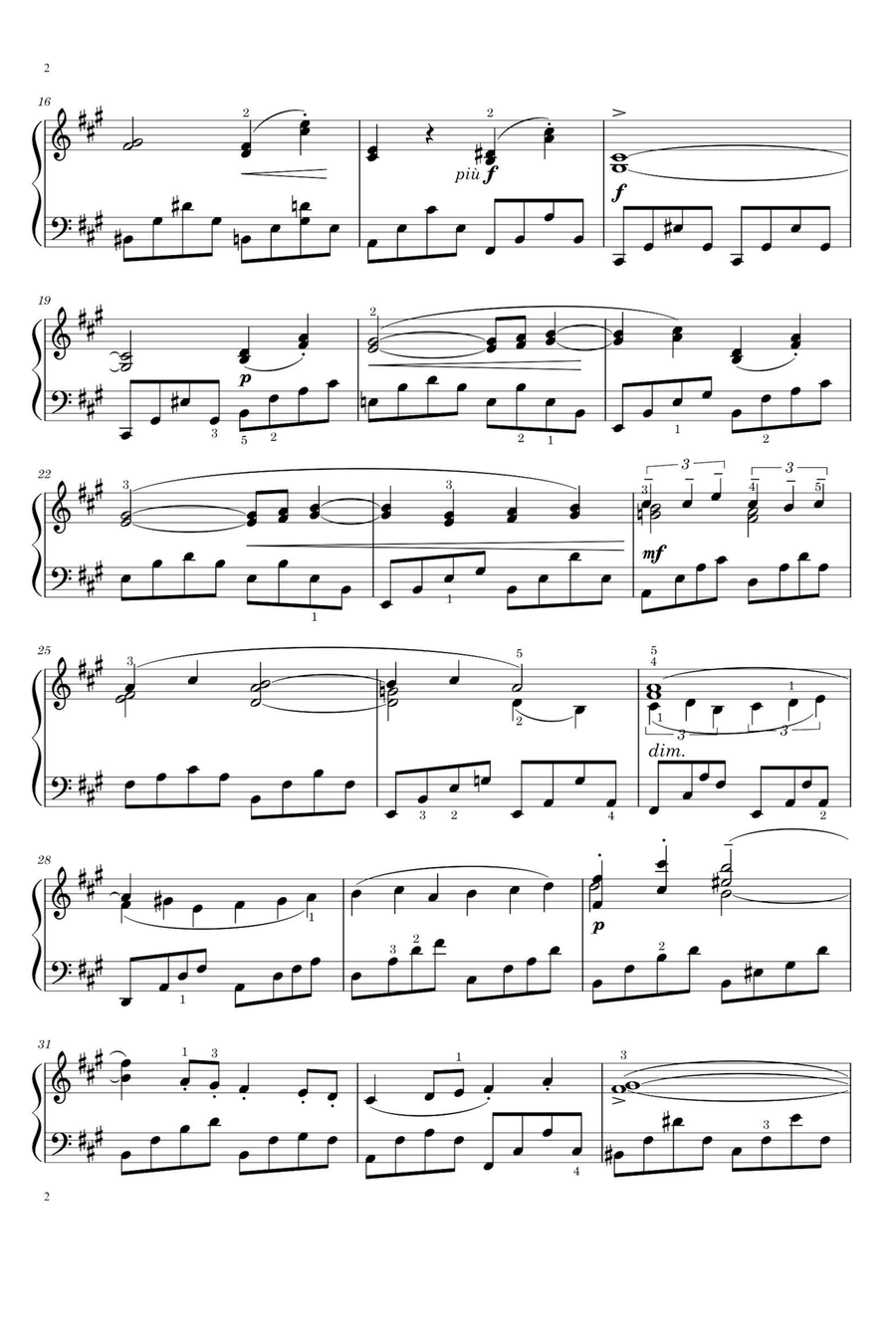 Suite bergamasque, L 75 - Claude Debussy Piano Solo scores gallery preview page 2
