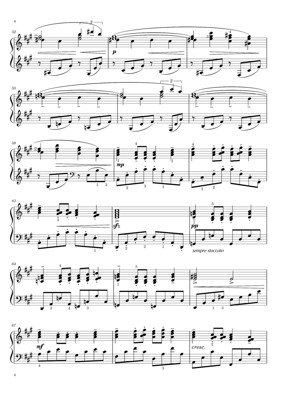 Suite bergamasque, L 75 - Claude Debussy Piano Solo scores gallery preview page 4