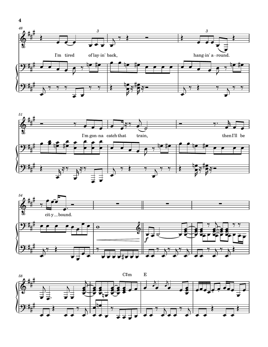 Fool For The City Fool For The City Piano, Vocal scores gallery preview page 5