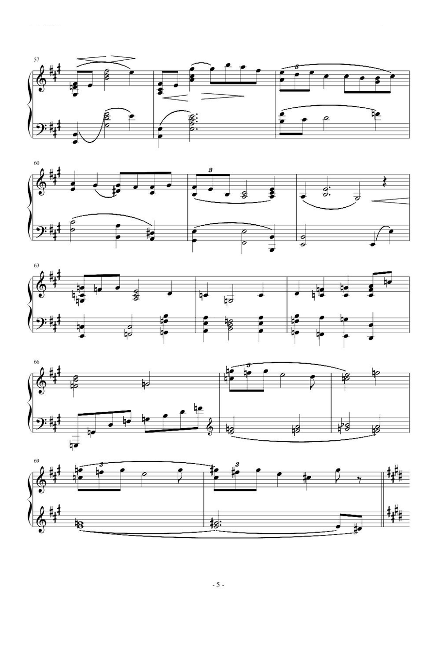 Arabesque - Claude Debussy Piano Solo scores gallery preview page 5