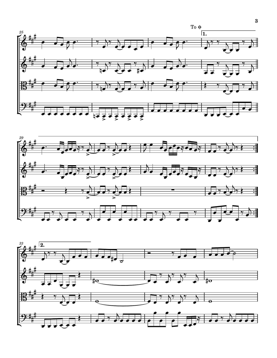 Fool For The City Fool For The City String Quartet scores gallery preview page 4