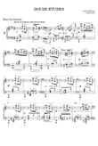 DOUZE ÉTUDES Pour les Octaves - Claude Debussy