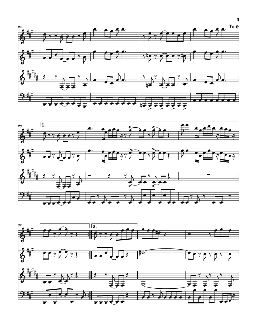 Fool For The City Fool For The City Woodwind Quartet scores gallery preview page 4