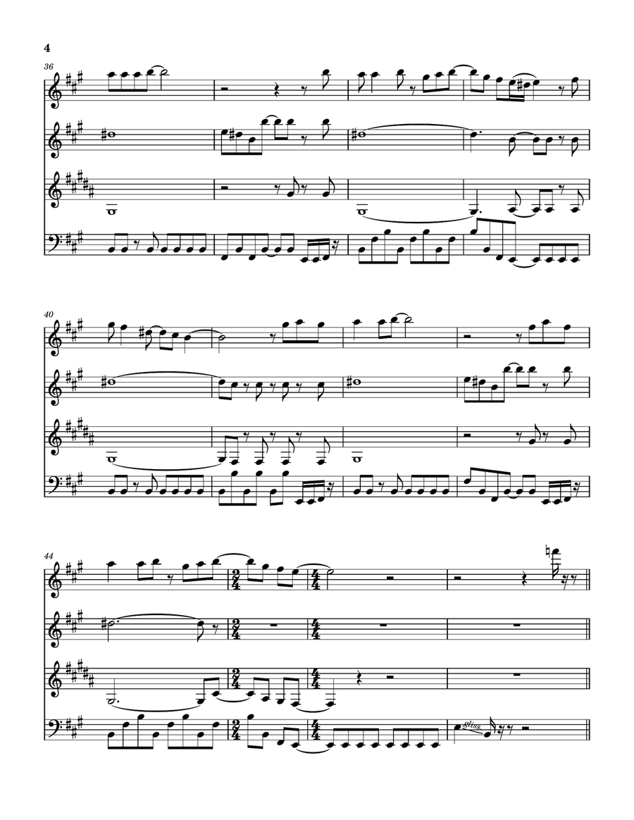 Fool For The City Fool For The City Woodwind Quartet scores gallery preview page 5