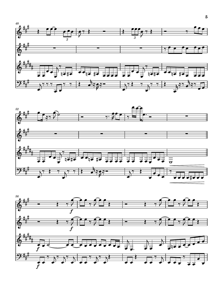 Fool For The City Fool For The City Woodwind Quartet scores gallery preview page 6