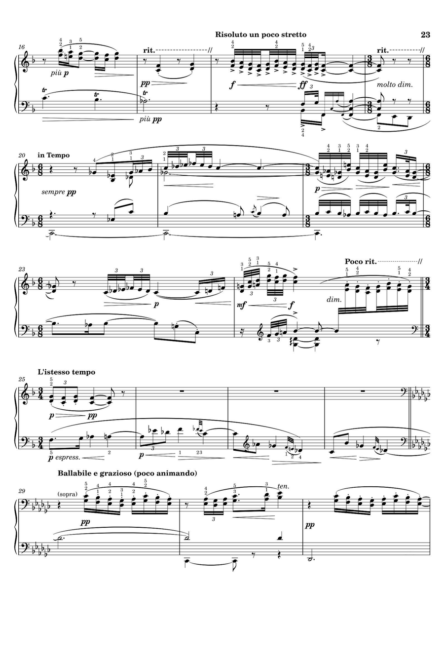 DOUZE ÉTUDES Pour les Quartes - Claude Debussy Piano Solo scores gallery preview page 2