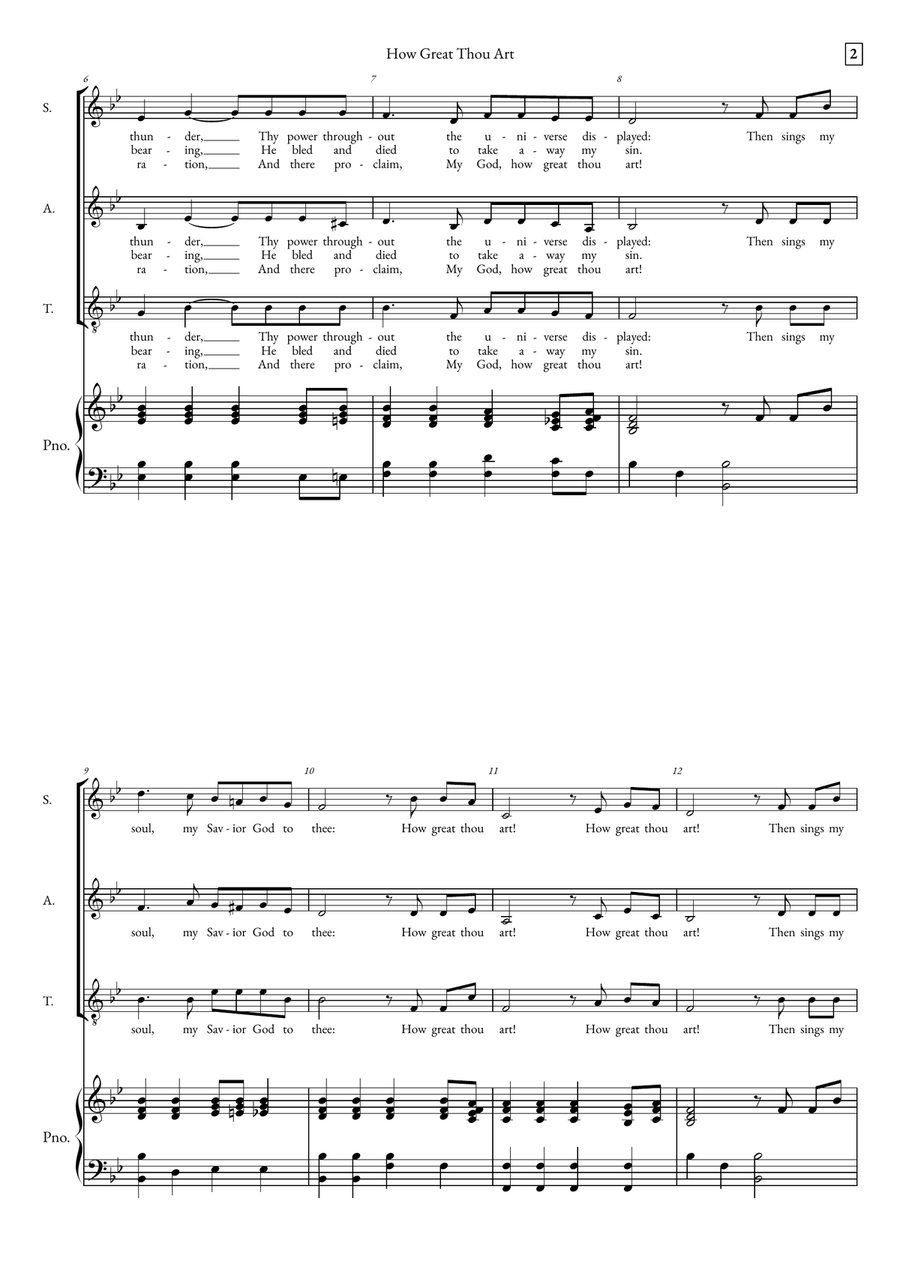How Great Thou Art How Great Thou Art SAT scores gallery preview page 2