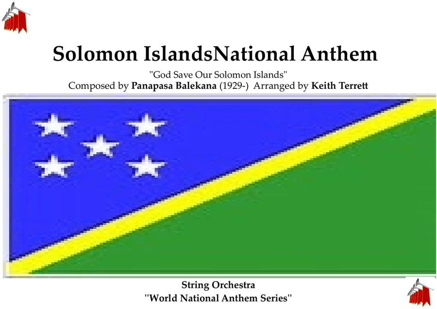 Solomon Islands National Anthem for String Orchestra String Orchestra scores gallery preview page 1