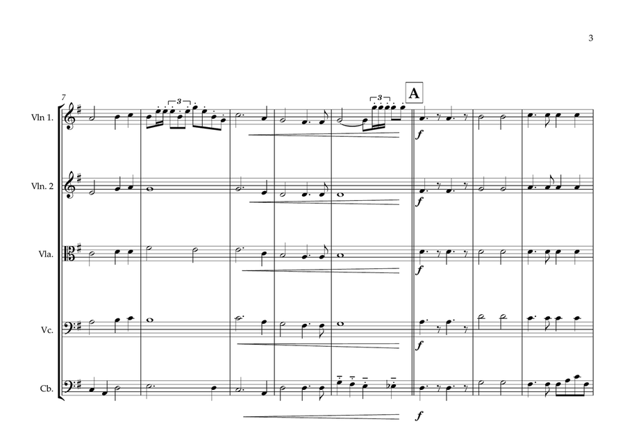 Solomon Islands National Anthem for String Orchestra String Orchestra scores gallery preview page 3