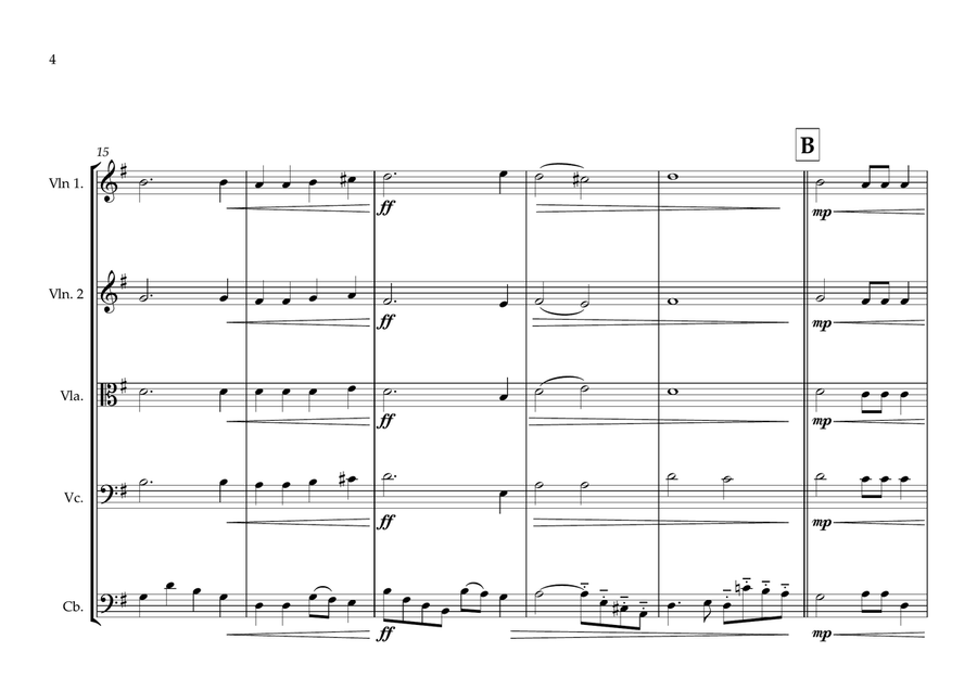 Solomon Islands National Anthem for String Orchestra String Orchestra scores gallery preview page 4