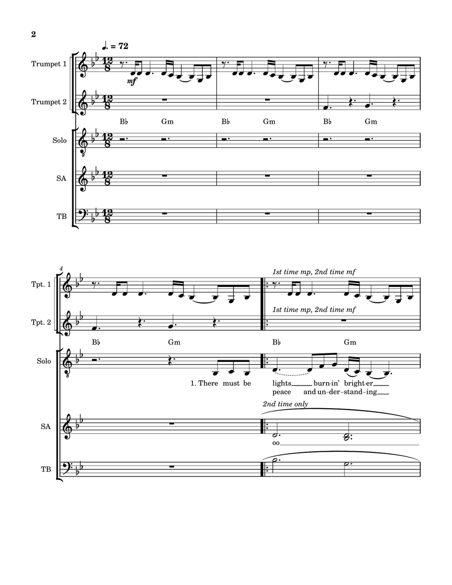 If I Can Dream 4-Part scores gallery preview page 2