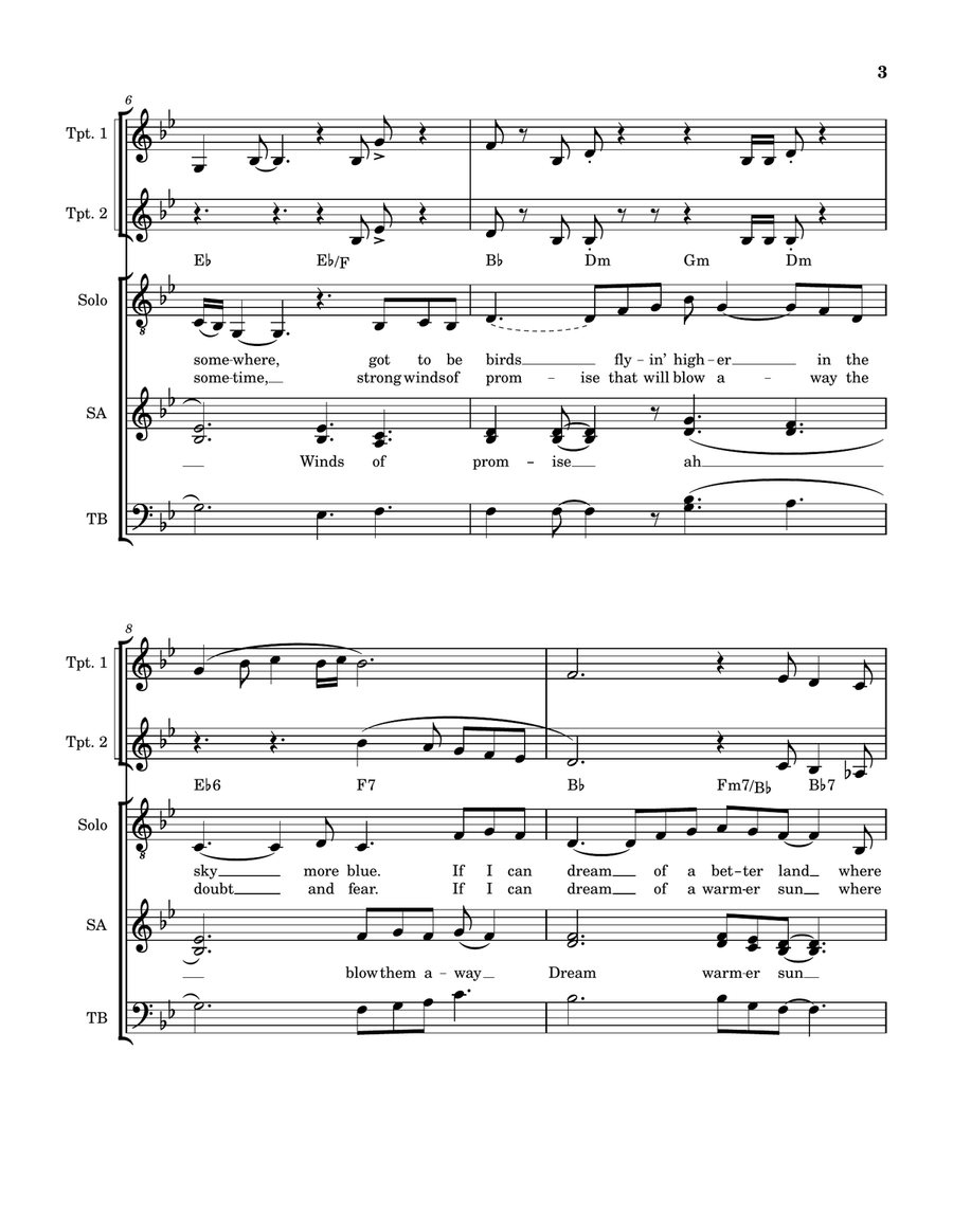 If I Can Dream 4-Part scores gallery preview page 3