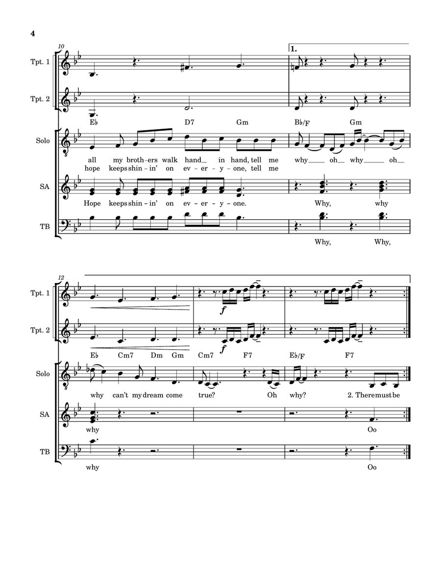 If I Can Dream 4-Part scores gallery preview page 4