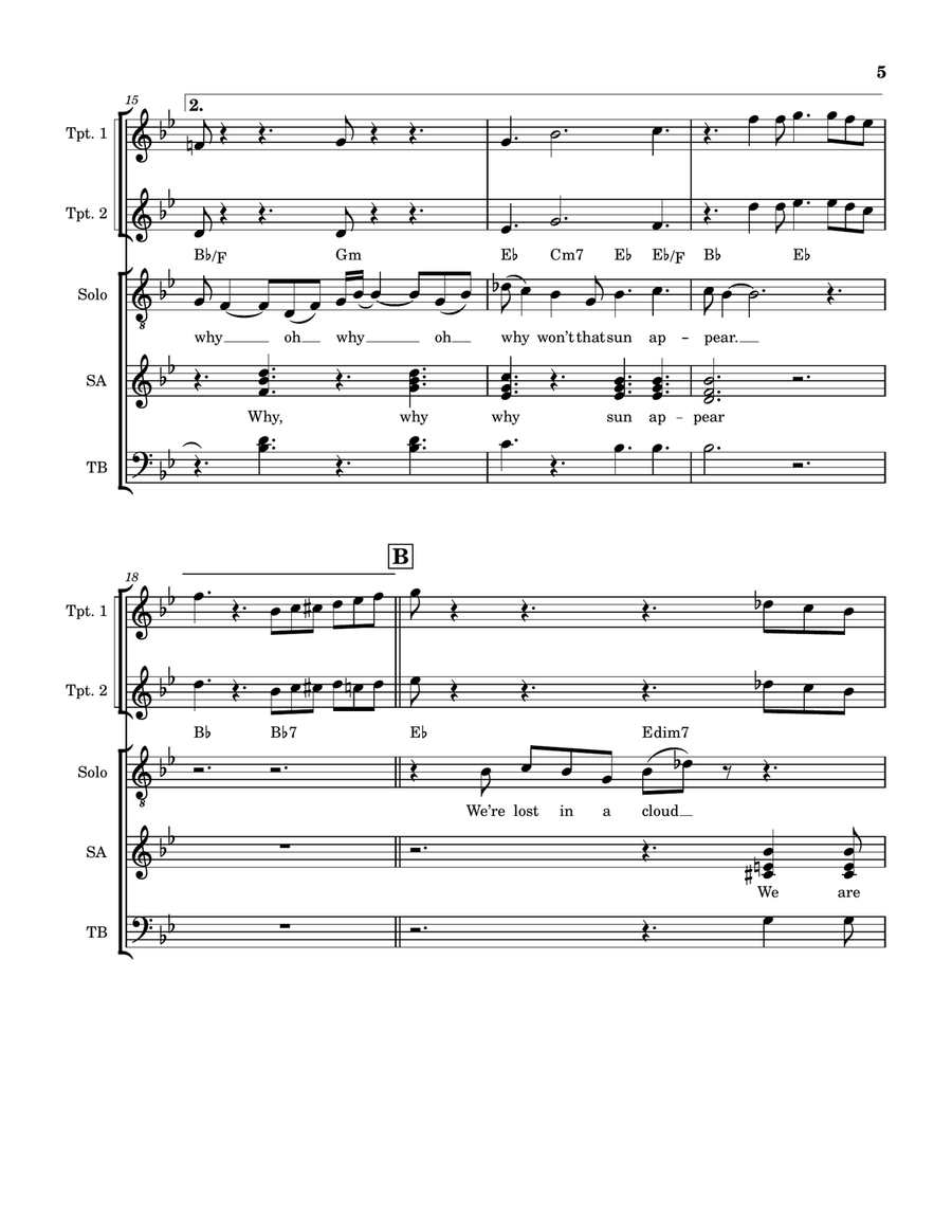 If I Can Dream 4-Part scores gallery preview page 5