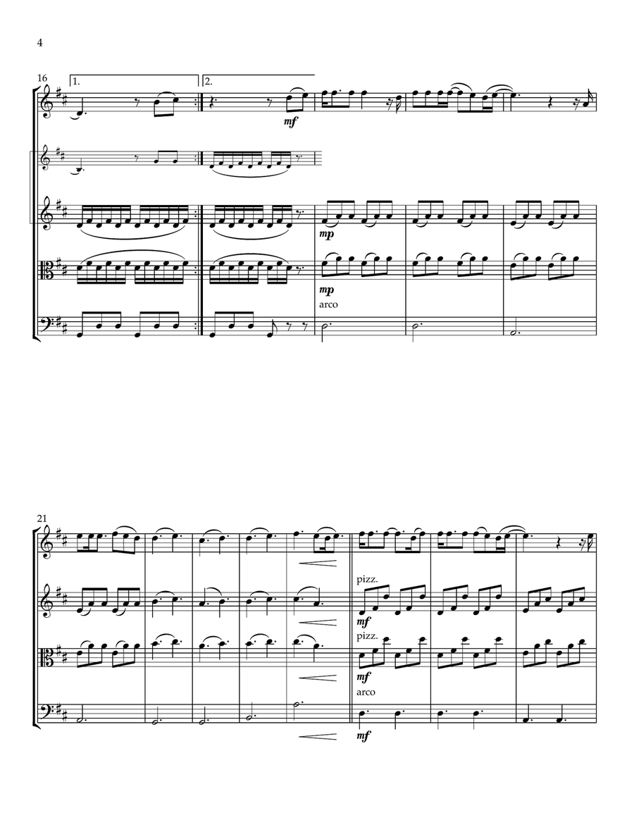 Gratitude Gratitude String Trio scores gallery preview page 4