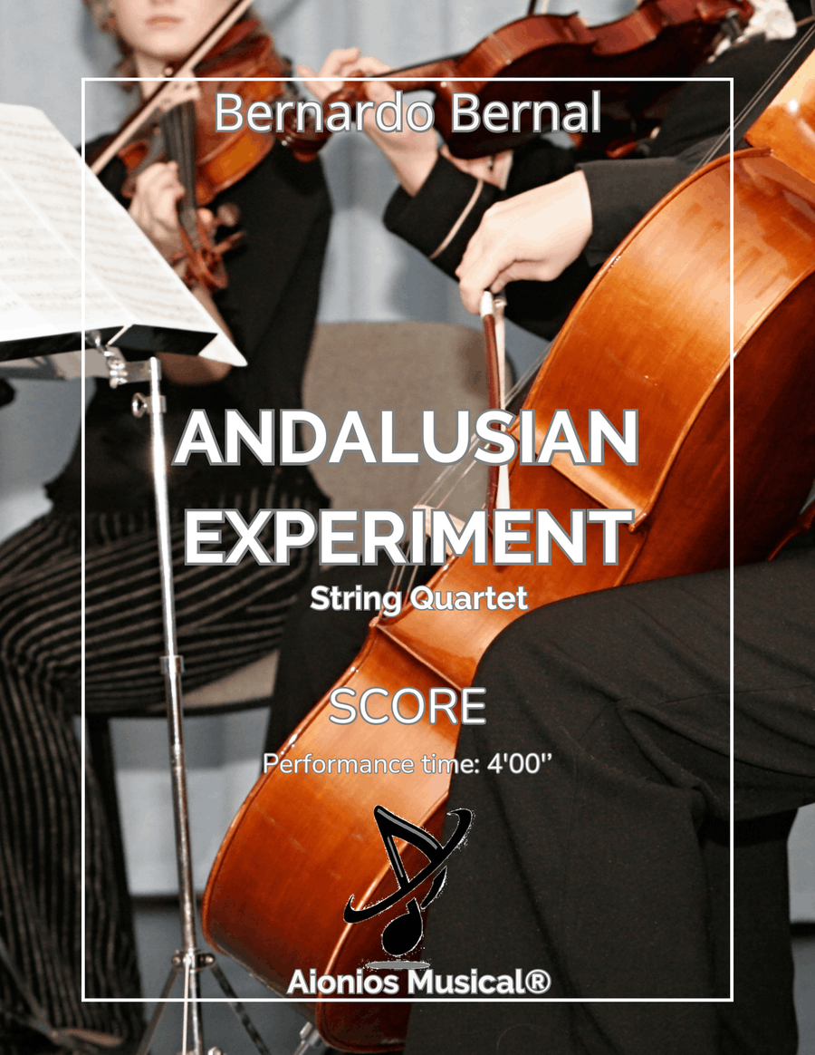Andalusian Experiment - String Quartet (Score & parts) String Quartet scores gallery preview page 1