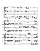 Andalusian Experiment - String Quartet (Score & parts) String Quartet scores gallery preview page 4